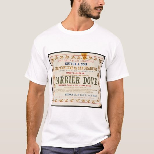 Carrier Dove Clipper Segeln T-Shirt (Vorderseite)
