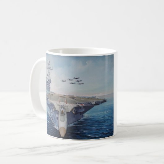 Carrier John F Kennedy Kaffeetasse (Vorderseite Links)