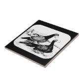 Carrier Pigeons Loft Scene 1980 Fliese (Seite)