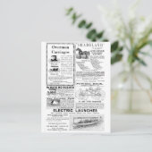 Carrier und weitere Anzeigen Postkarte (Stehend Vorderseite)