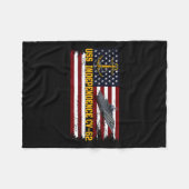 Carrier Uss Independence Cv-62 Veterans Day Vetera Fleecedecke (Vorderseite (Horizontal))