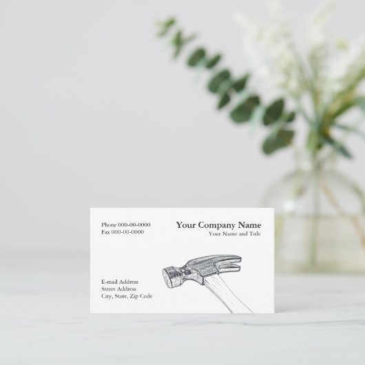 Carrier-Visitenkarte Visitenkarte (Stehend Vorderseite)