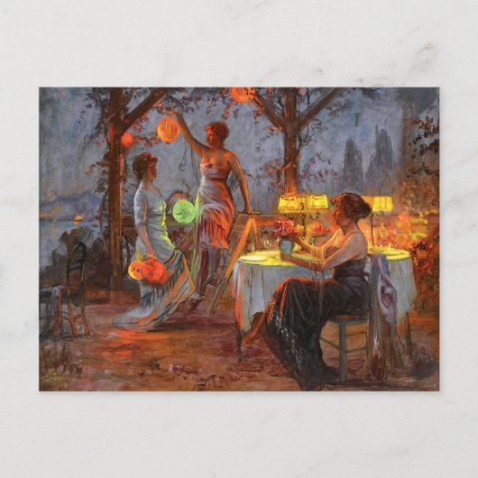 Carrier: Vorbereitung des Party Postkarte (Vorderseite)