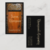 Carrier Woodwork Business Card Visitenkarte (Vorne/Hinten)