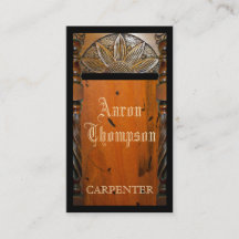 Carrier Woodwork Business Card