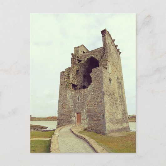 Carrigafoyle Castle, Irland Postkarte (Vorderseite)