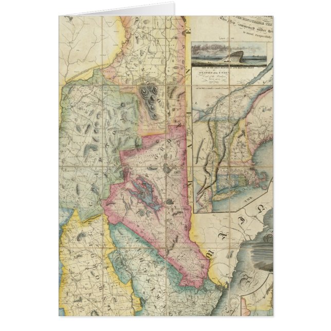 Carrigain Map of New Hampshire (Vorne)