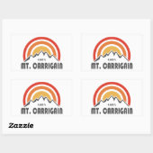 Carrigain New Hampshire Rechteckiger Aufkleber (Blatt)