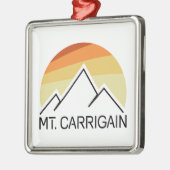 Carrigain New Hampshire Retro Ornament Aus Metall (Links)