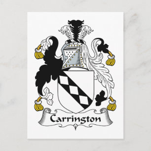 Carrington-Familienwappen Postkarte