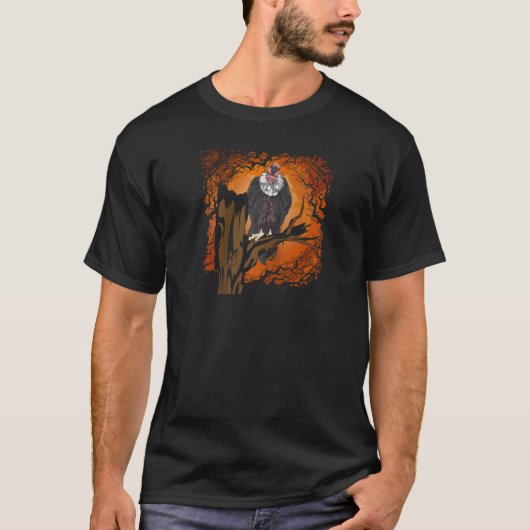 Carrion Vulture Scavenger Bird Ruppels Griffon Vul T-Shirt (Vorderseite)