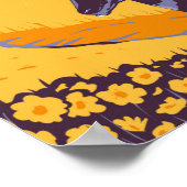 Carrizo Schlichtes Nationaldenkmal Vintages Califo Poster (Ecke)