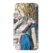 Carroll: Alice, 1865 Incipio iPhone Geldbeutel-Hülle (Folio Vorderseite)