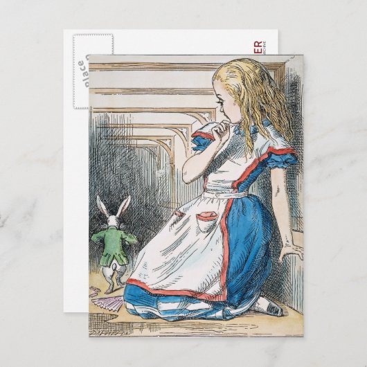 Carroll: Alice, 1865 Postkarte (Vorne/Hinten)