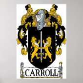 Carroll Coat of Arms Canvas Print Poster (Vorne)