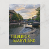 Carroll Creek Frederick Maryland #1 Postkarte (Vorderseite)