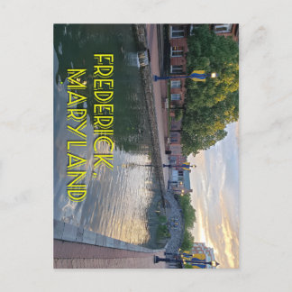 Carroll Creek Frederick Maryland #2 Postkarte