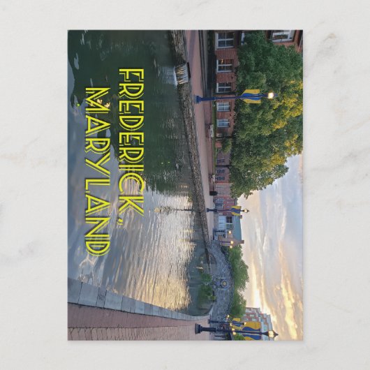 Carroll Creek Frederick Maryland #2 Postkarte (Vorderseite)