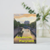 Carroll Creek Frederick Maryland #5 Postkarte (Stehend Vorderseite)