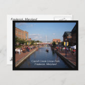 Carroll Creek Linear Park Postkarte (Vorne/Hinten)