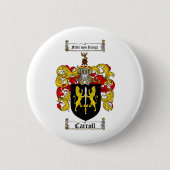 CARROLL-FAMILIENWAPPEN - CARROLL-WAPPEN BUTTON (Vorderseite)