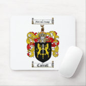 CARROLL-FAMILIENWAPPEN - CARROLL-WAPPEN MOUSEPAD (Mit Mouse)