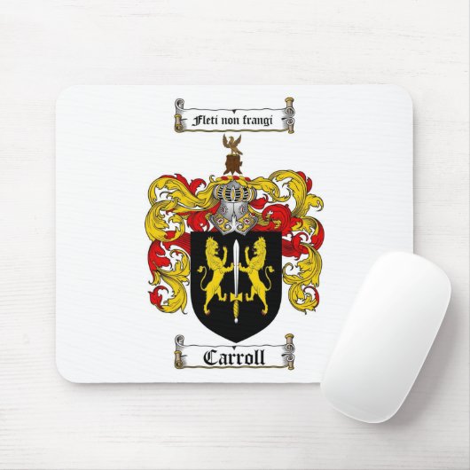 CARROLL-FAMILIENWAPPEN - CARROLL-WAPPEN MOUSEPAD (Mit Mouse)