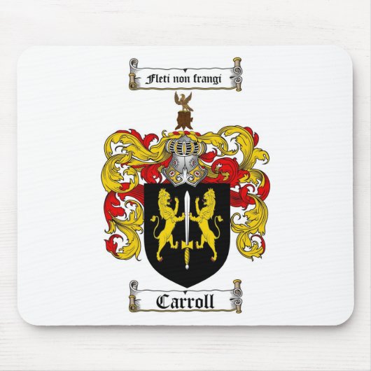 CARROLL-FAMILIENWAPPEN - CARROLL-WAPPEN MOUSEPAD (Vorne)