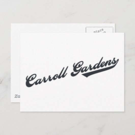 Carroll Gardens Postkarte (Vorne/Hinten)