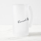 Carroll-Gärten Mattglas Bierglas (VorderseiteRechts)