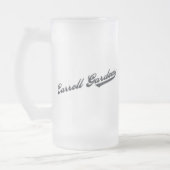 Carroll-Gärten Mattglas Bierglas (Links)