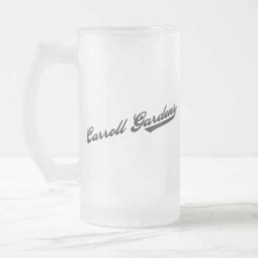Carroll-Gärten Mattglas Bierglas (Links)