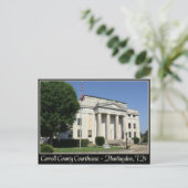 Carroll Landkreis Courthouse - Huntingdon, TN Postkarte (Stehend Vorderseite)