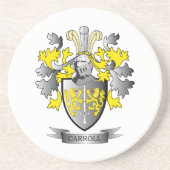 Carroll-Wappen Getränkeuntersetzer (Vorne)