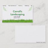 Carrolls Landschaftsgestaltung Visitenkarte (Vorne/Hinten)