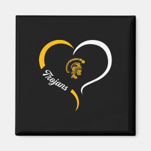 Carrollton Trojans Logo Halbherz Slogan Hs Magnet