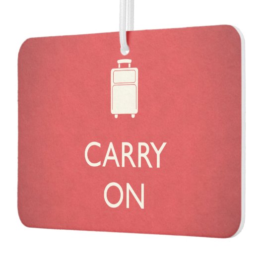 CARRON - Gepäck - Funny Red Autolufterfrischer (Links)