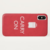 CARRON - Gepäck - Funny Red Case-Mate iPhone Hülle (Rückseite (Horizontal))