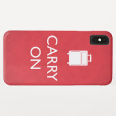 CARRON - Gepäck - Funny Red Case-Mate iPhone Hülle (Rückseite (Horizontal))