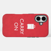 CARRON - Gepäck - Funny Red Case-Mate iPhone Hülle (Rückseite (Horizontal))