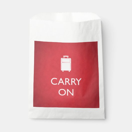 CARRON - Gepäck - Funny Red Geschenktütchen (Vorderseite)