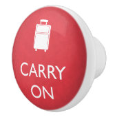 CARRON - Gepäck - Funny Red Keramikknauf (Rechts)