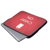 CARRON - Gepäck - Funny Red Laptop Sleeve (Vorne Knopf)