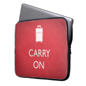 CARRON - Gepäck - Funny Red Laptop Sleeve (Vorderseite Links)