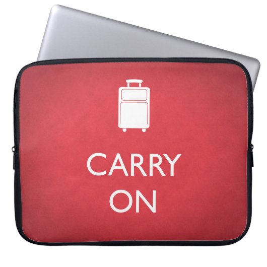 CARRON - Gepäck - Funny Red Laptop Sleeve (Vorderseite)