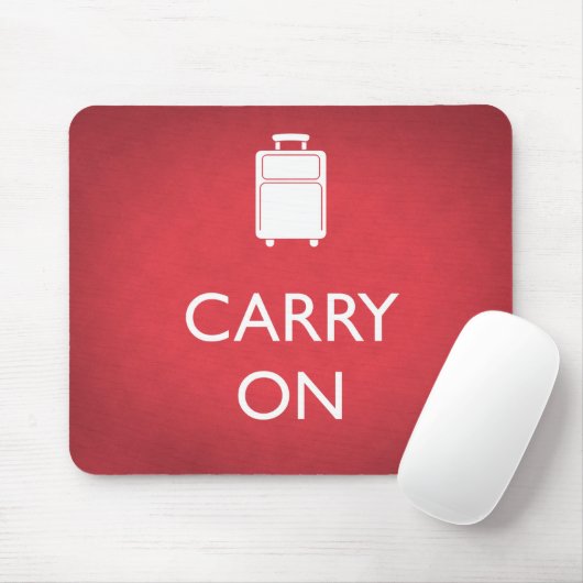 CARRON - Gepäck - Funny Red Mousepad (Mit Mouse)