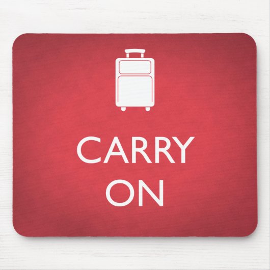 CARRON - Gepäck - Funny Red Mousepad (Vorne)