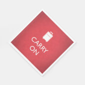 CARRON - Gepäck - Funny Red Serviette (Ecke)