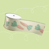 Carroons Muster Gelbe Frühlingsband Satinband