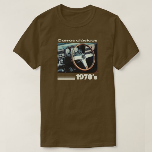 Carros Clasicos 1970er T-Shirt (Design vorne)